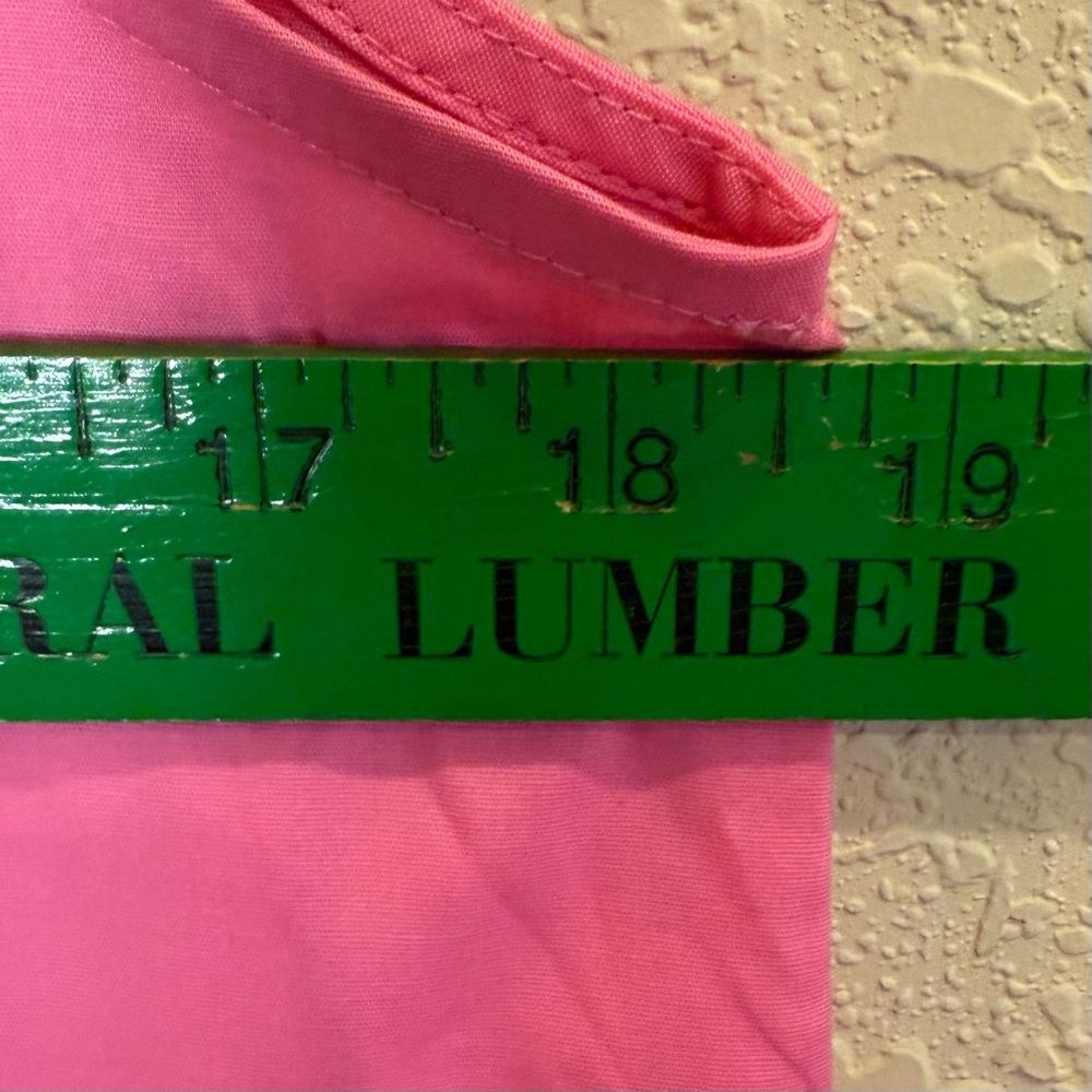 Taylor Tillman Cotton Poplin Pink Preppy Beach Ruffled Mini Dress sz S - Picture 8 of 9